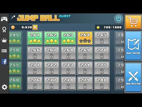 Video guide by Jorge Andrade: Jump Ball Quest Level 264 #jumpballquest
