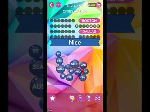 Video guide by ETPC EPIC TIME PASS CHANNEL: Word Pearls Level 530 #wordpearls