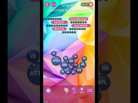 Video guide by ETPC EPIC TIME PASS CHANNEL: Word Pearls Level 576 #wordpearls