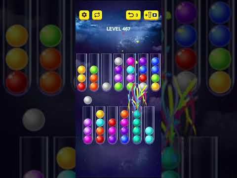 Video guide by Mobile games: Ball Sort Puzzle 2021 Level 467 #ballsortpuzzle