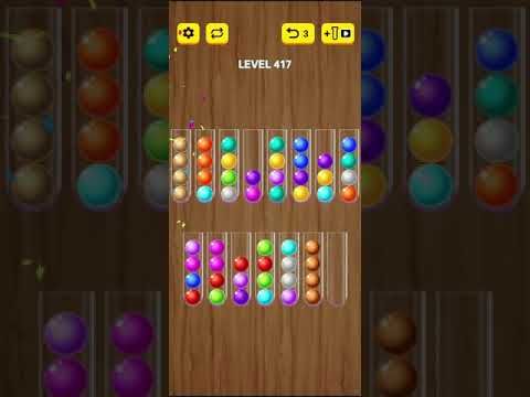 Video guide by Mobile games: Ball Sort Puzzle 2021 Level 417 #ballsortpuzzle