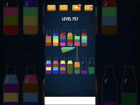 Video guide by Mobile games: Soda Sort Puzzle Level 751 #sodasortpuzzle