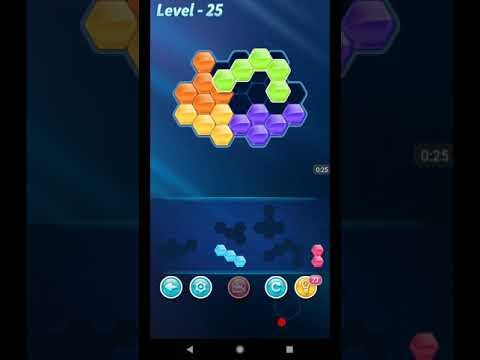 Video guide by ETPC EPIC TIME PASS CHANNEL: Block! Hexa Puzzle Level 25 #blockhexapuzzle