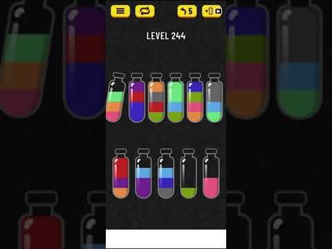 Video guide by Mobile games: Soda Sort Puzzle Level 244 #sodasortpuzzle