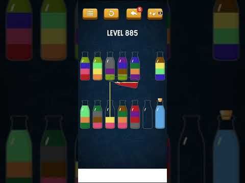 Video guide by Mobile games: Soda Sort Puzzle Level 885 #sodasortpuzzle