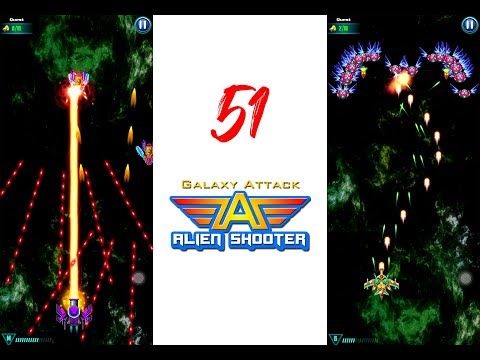 Video guide by Galaxy Attack: Alien Shooter: Shoot Up!!! Level 51 #shootup