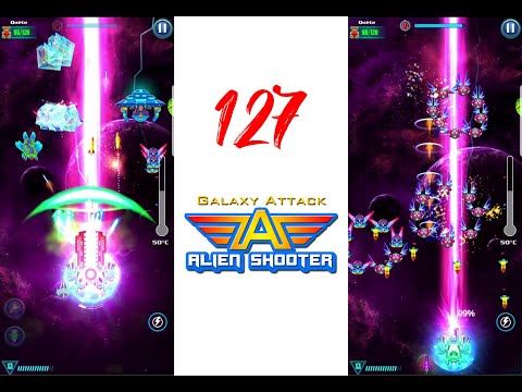 Video guide by Galaxy Attack: Alien Shooter: Shoot Up!!! Level 127 #shootup