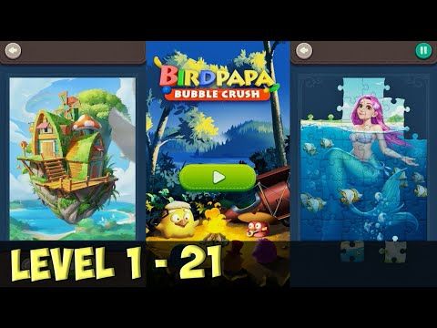 Video guide by Bubunka Match 3 Gameplay: Birdpapa Level 1 #birdpapa