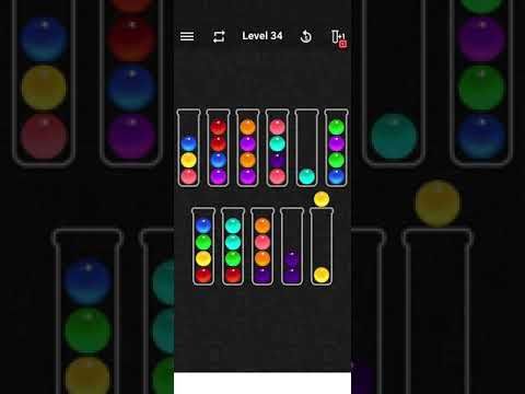 Video guide by Mobile Games 2: Ball Sort Color Water Puzzle Level 34 #ballsortcolor