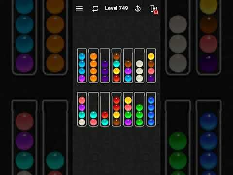 Video guide by justforfun: Ball Sort Color Water Puzzle Level 749 #ballsortcolor