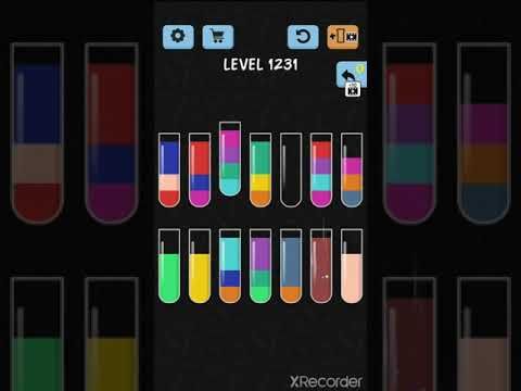 Video guide by Games solve: Water Color Sort Level 1231 #watercolorsort