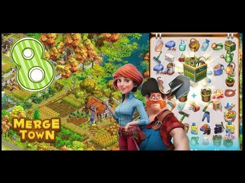 Video guide by Play Games: Merge Town! Part 8 - Level 8 #mergetown