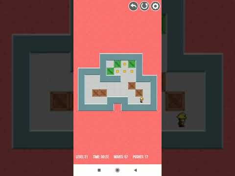 Video guide by Amazing video: Push Box Level 21 #pushbox