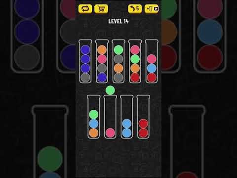 Video guide by Mobile games: Ball Sort Puzzle Level 14 #ballsortpuzzle