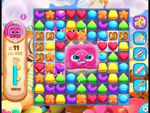 Video guide by Candy Crush Fan: Cookie Jam Blast Level 493 #cookiejamblast
