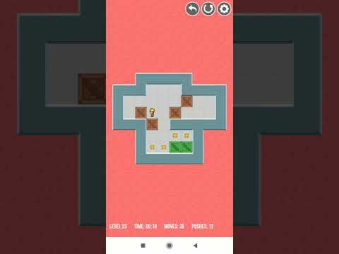 Video guide by Amazing video: Push Box Level 23 #pushbox