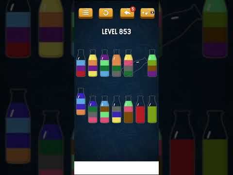 Video guide by Mobile games: Soda Sort Puzzle Level 853 #sodasortpuzzle