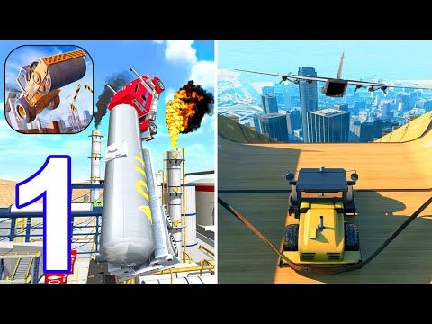 Video guide by Pryszard Android iOS Gameplays: Construction Ramp Jumping Part 1 #constructionrampjumping