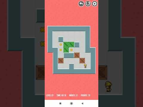 Video guide by Amazing video: Push Box Level 22 #pushbox