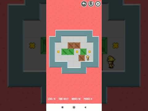 Video guide by Amazing video: Push Box Level 15 #pushbox