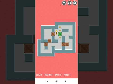 Video guide by Amazing video: Push Box Level 25 #pushbox