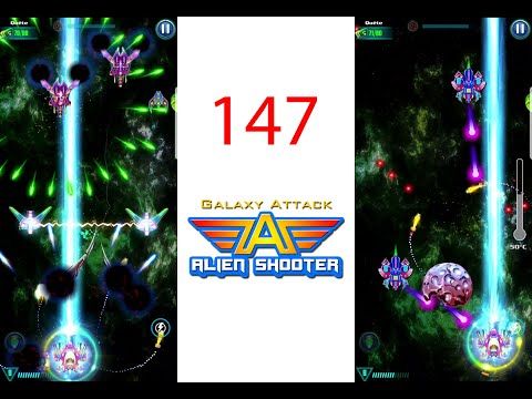 Video guide by Galaxy Attack: Alien Shooter: Galaxy Attack: Alien Shooter Level 147 #galaxyattackalien