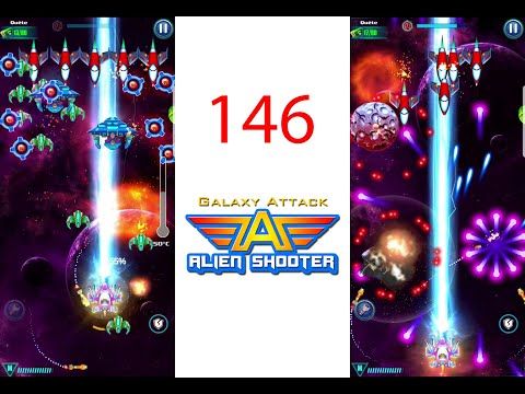 Video guide by Galaxy Attack: Alien Shooter: Galaxy Attack: Alien Shooter Level 146 #galaxyattackalien