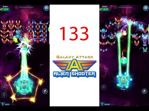 Video guide by Galaxy Attack: Alien Shooter: Galaxy Attack: Alien Shooter Level 133 #galaxyattackalien