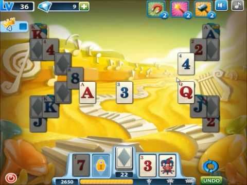 Video guide by migrator66: Solitaire Level 36 #solitaire