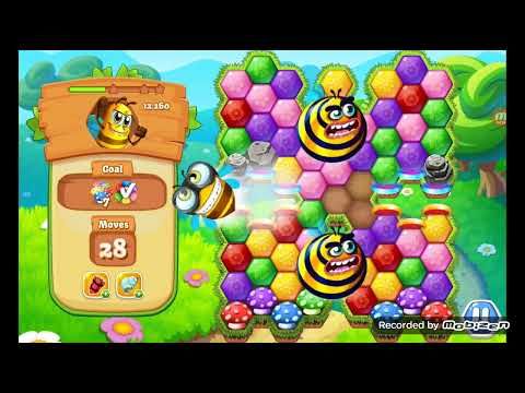 Video guide by JLive Gaming: Bee Brilliant Blast Level 377 #beebrilliantblast