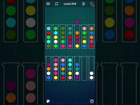 Video guide by Mobile games: Ball Sort Puzzle Level 294 #ballsortpuzzle