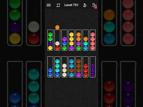 Video guide by justforfun: Ball Sort Color Water Puzzle Level 751 #ballsortcolor