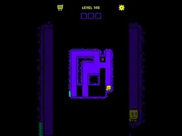 Video guide by windfish gaming: Tomb of the Mask: Color Level 141 #tombofthe