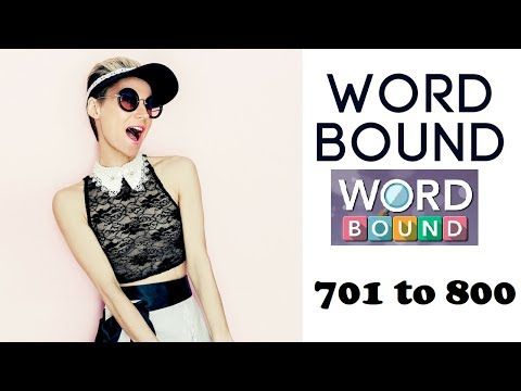 Video guide by puzzlesolver: Word Bound Level 701 #wordbound