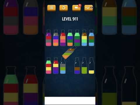 Video guide by Mobile games: Soda Sort Puzzle Level 911 #sodasortpuzzle