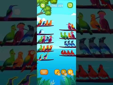 Video guide by ITA Gaming: Bird Sort Puzzle Level 221 #birdsortpuzzle