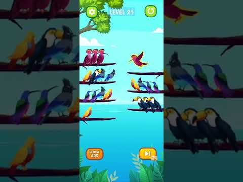 Video guide by HelpingHand: Bird Sort Puzzle Level 21 #birdsortpuzzle