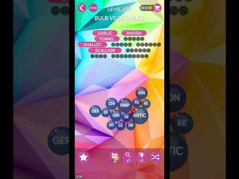 Video guide by ETPC EPIC TIME PASS CHANNEL: Word Pearls Level 531 #wordpearls