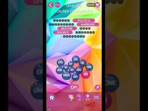 Video guide by ETPC EPIC TIME PASS CHANNEL: Word Pearls Level 578 #wordpearls