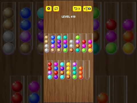 Video guide by Mobile games: Ball Sort Puzzle 2021 Level 419 #ballsortpuzzle