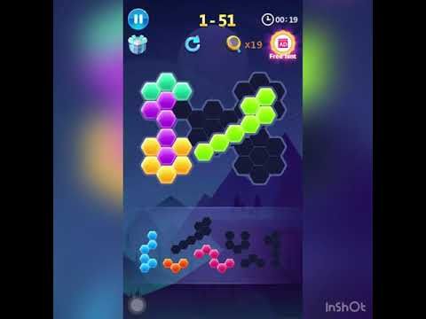 Video guide by Gaming today: Hexa Puzzle Level 51 #hexapuzzle