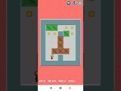 Video guide by Amazing video: Push Box Level 20 #pushbox