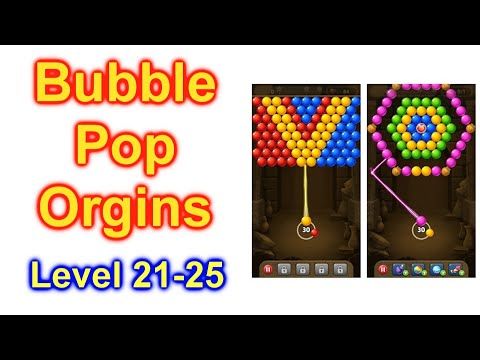 Video guide by bwcpublishing: Bubble Pop Level 21-25 #bubblepop