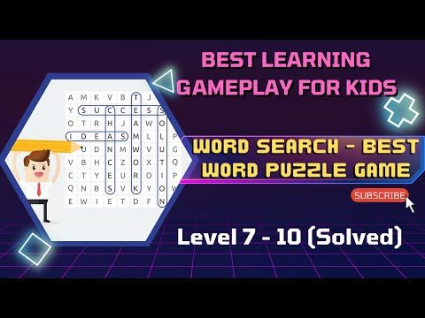 Video guide by Angry Birds 2 Gameplay: Word Search! Level 7-10 #wordsearch