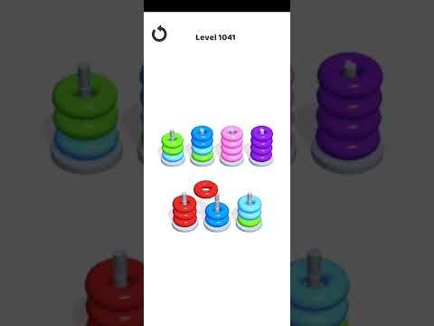 Video guide by Mobile Games: Hoop Stack Level 1041 #hoopstack