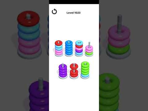 Video guide by Mobile Games: Hoop Stack Level 1023 #hoopstack