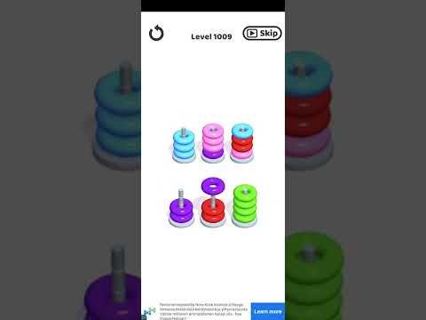 Video guide by Mobile Games: Hoop Stack Level 1009 #hoopstack
