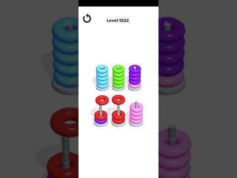 Video guide by Mobile Games: Hoop Stack Level 1022 #hoopstack