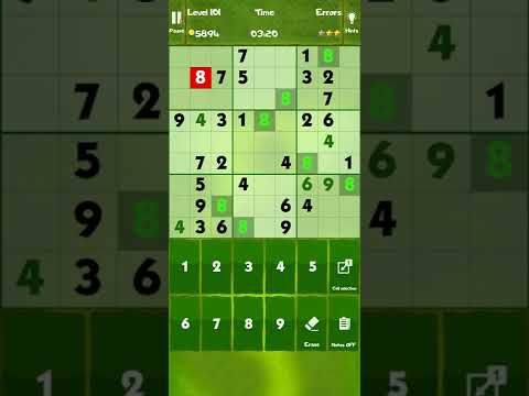 Video guide by Mr. Games: Sudoku Master Level 101 #sudokumaster