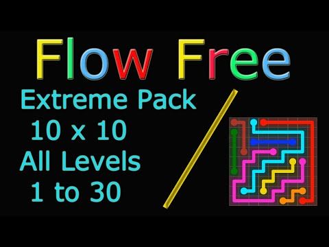 Video guide by Mobile Puzzle Games: Flow Free Pack 101010 - Level 1 #flowfree